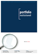 Titelcover der Ausgabe Juni 2024 von portfolio institutionell