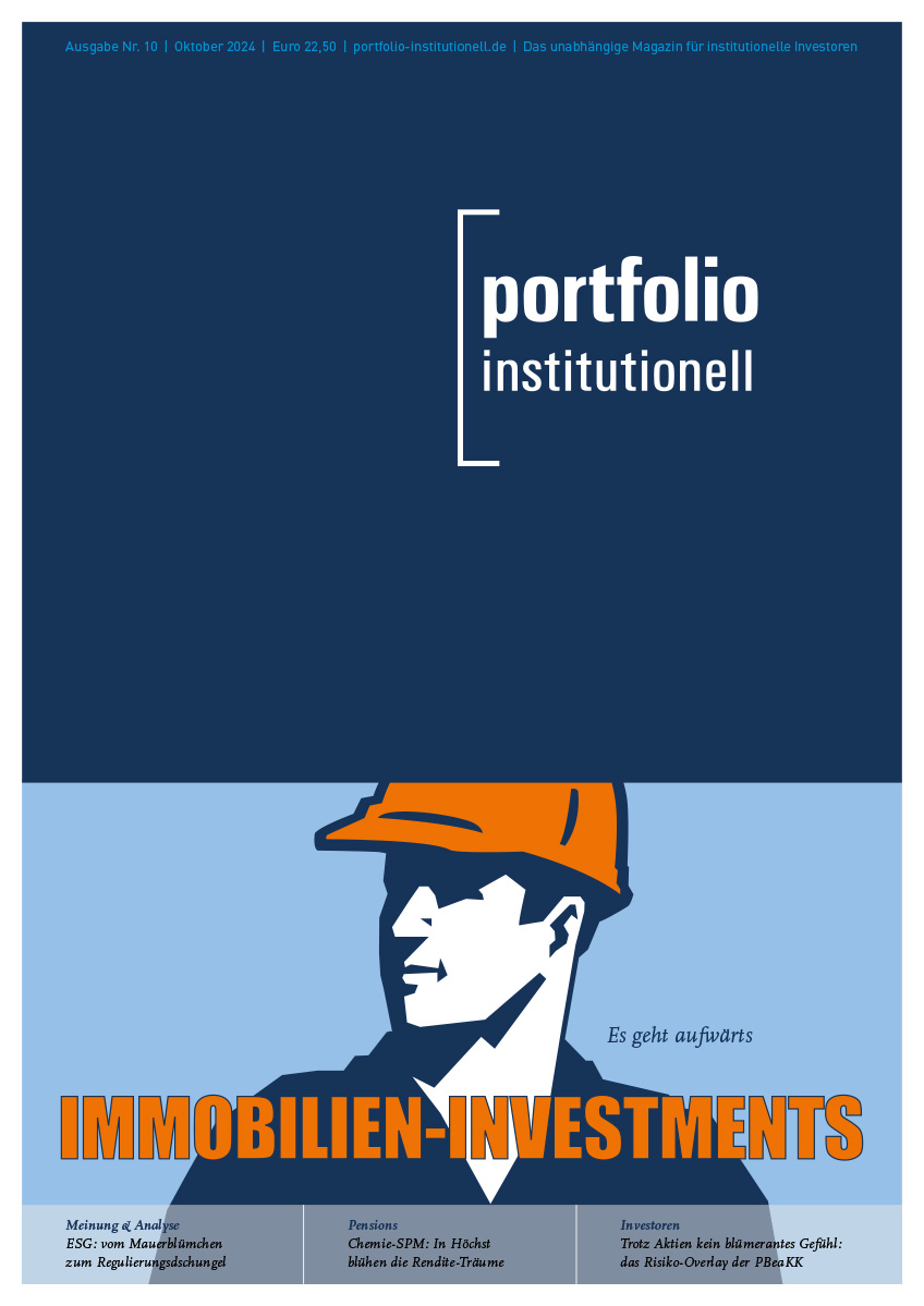 Jetzt neu: die Oktober-Ausgabe von portfolio institutionell